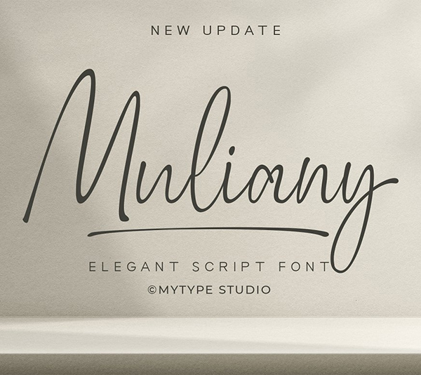 Muliany Script Free Font