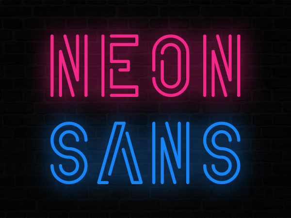 Neon Sans Free Font