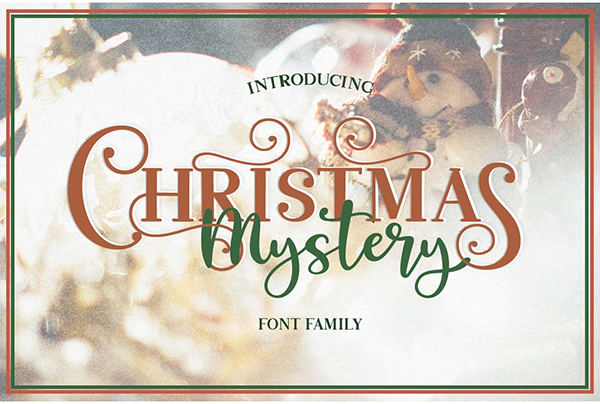 Christmas Mystery Font