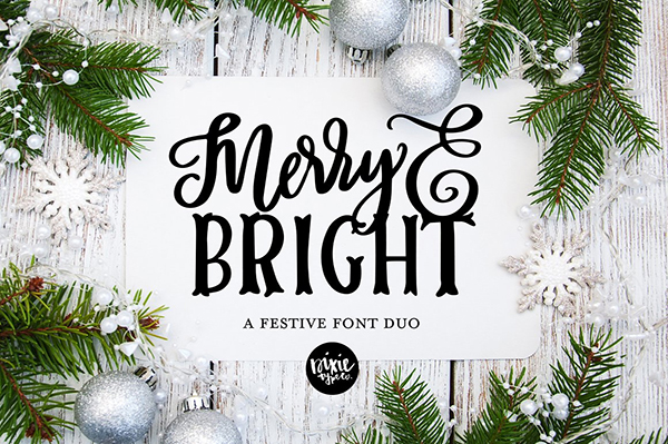 Merry Bright Christmas Font