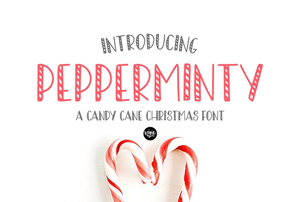 CandyCane Christmas Font