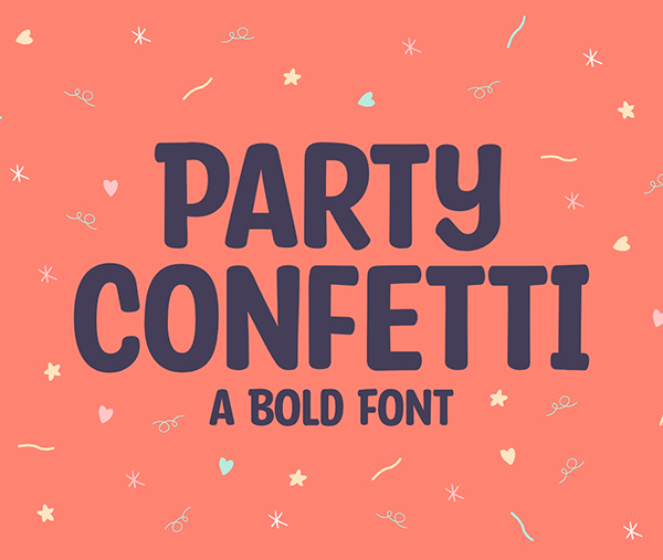 Party Confetti Free Font