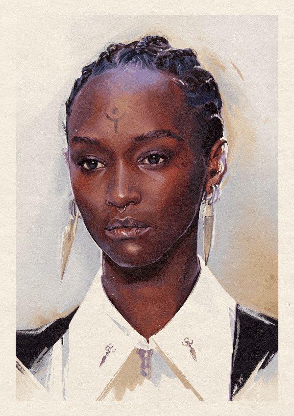 Amazing Digital Portrait Illustrations by Top Artists - 13