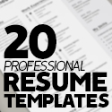Post thumbnail of 20 Professional CV / Resume Templates and Cover Letters