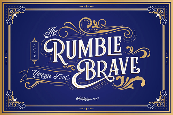 Rumble Brave Typeface