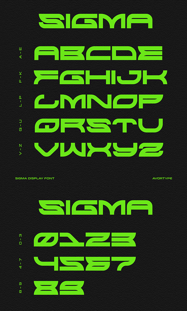 Sigma Font