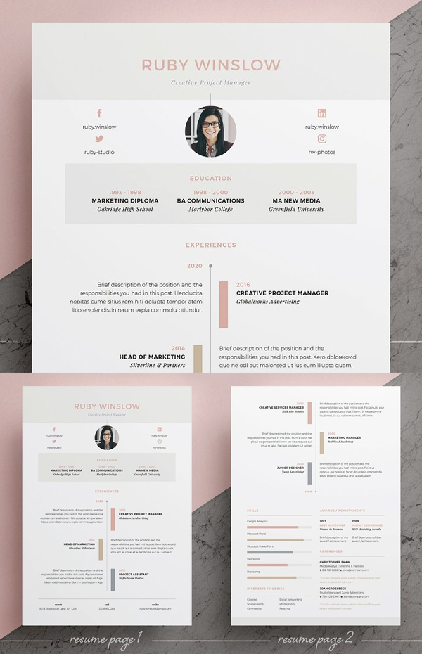 Ruby Resume Template