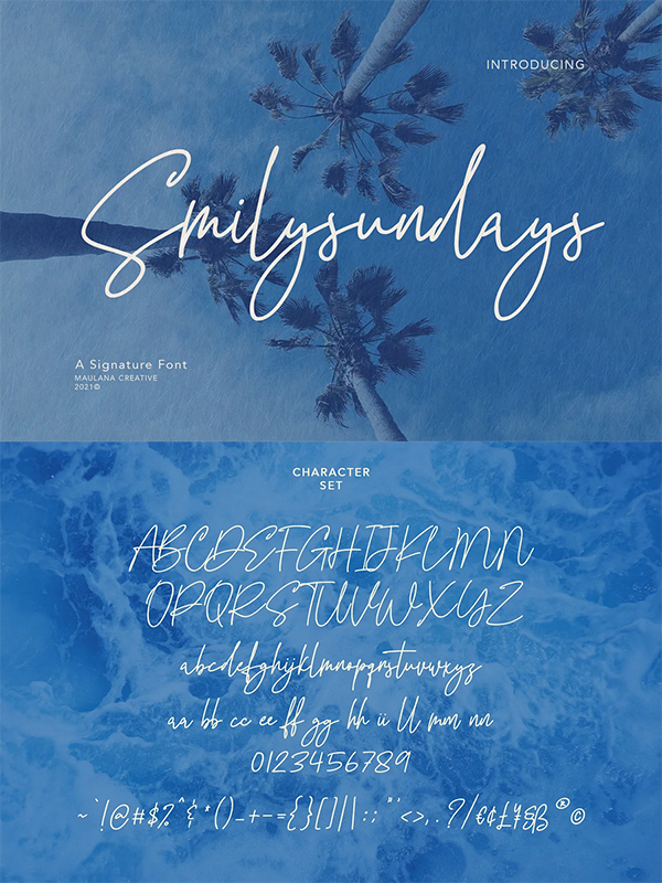 Smilysundays Signature Font