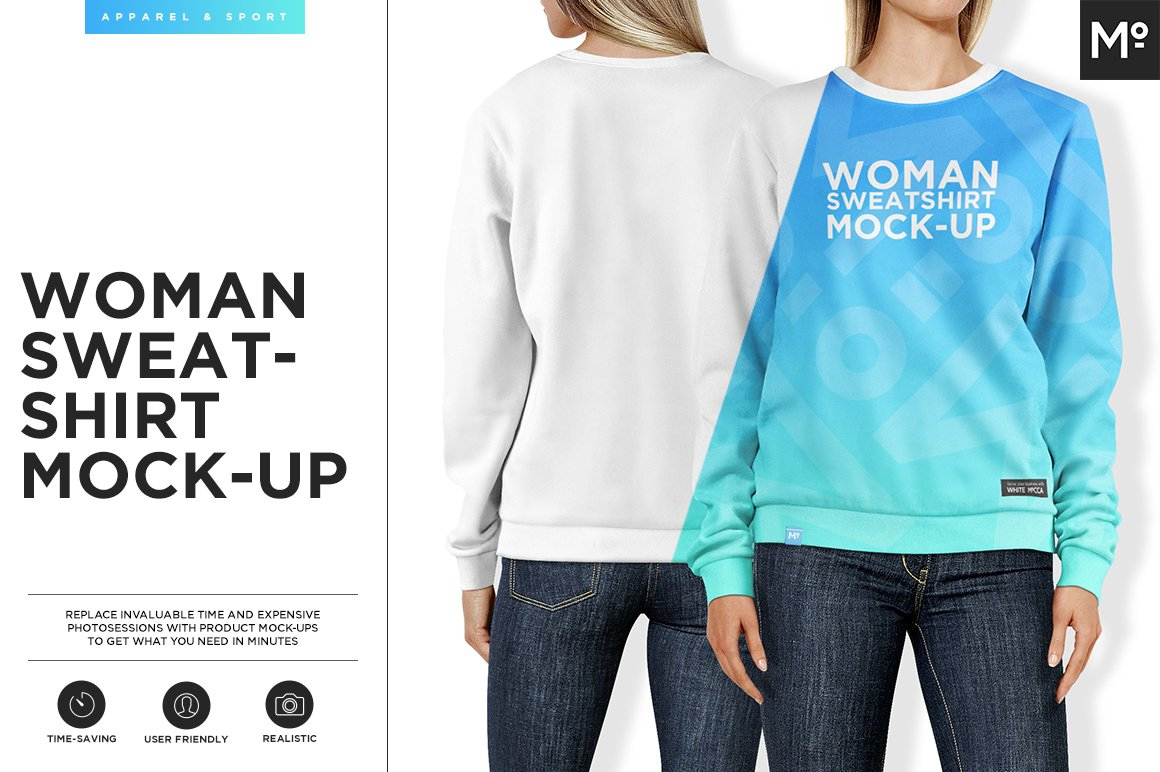 Creative Women Sweatshirt MockUp