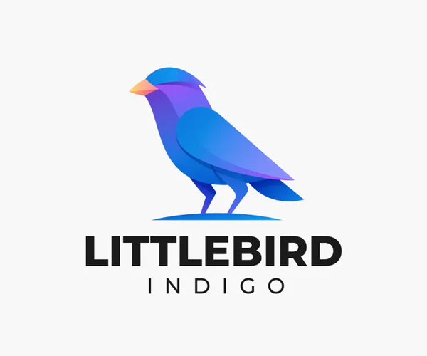 Little Bird Gradient Logo