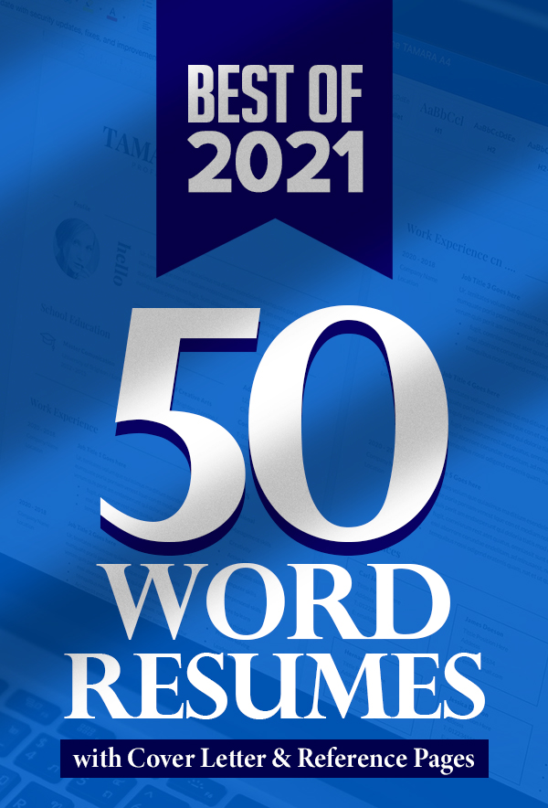 Best Of 2021: 50 Word Resume Templates