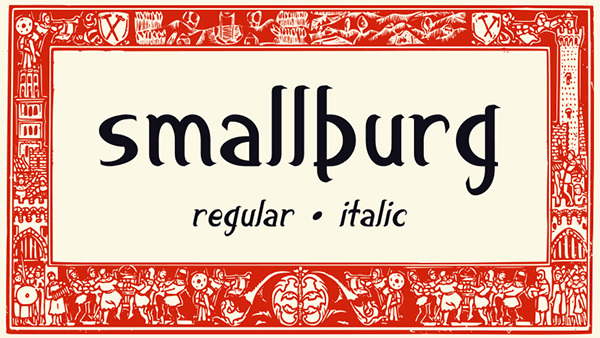 Smallburg Free Font