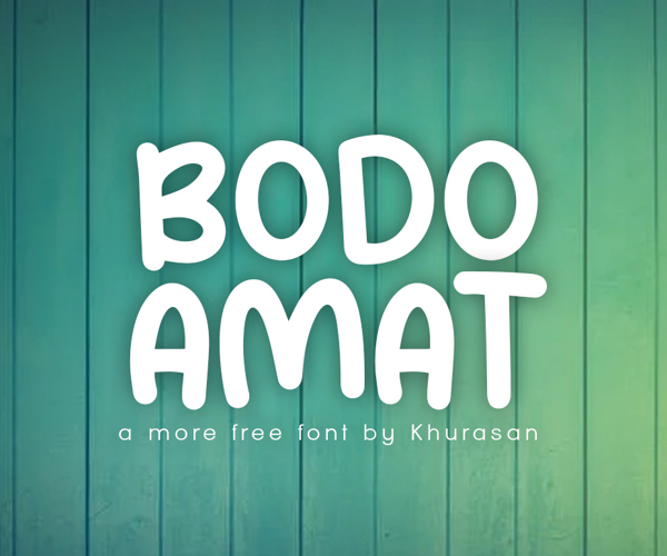 Bodo Amat Free Font