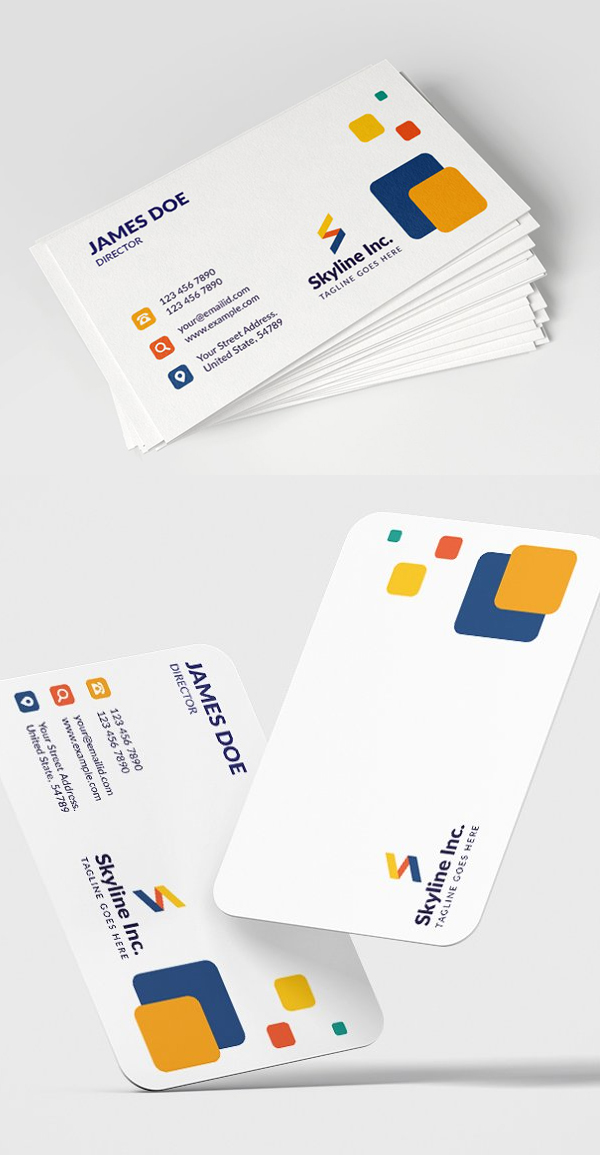 Modern Business Card Examples - 2