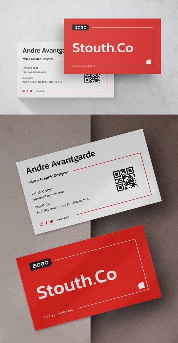 Modern Business Card Examples - 7