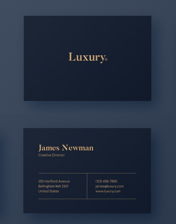 Modern Business Card Examples - 9