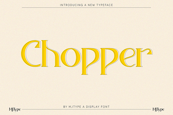 Chopper Free Font