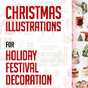 Post thumbnail of Christmas Illustration For Holiday Festival Decoration