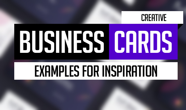 Creative Business Card Examples – 26 Design