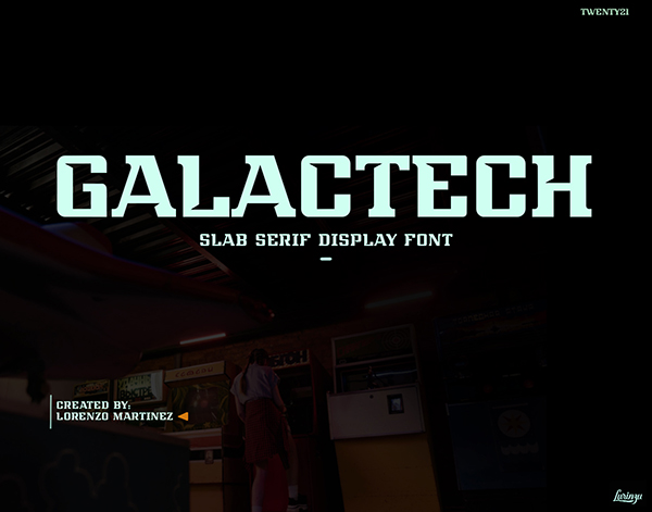 Galactech Free Font