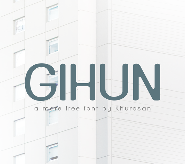 Gihun Free Font