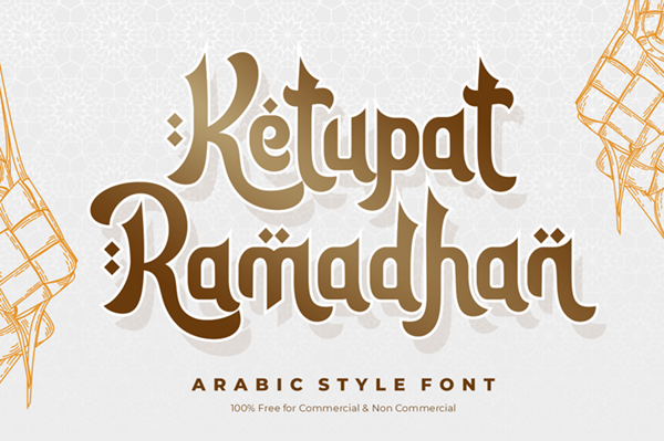 Ketupat Ramadhan Free Font