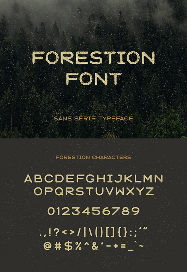 Forestion Display Vintage Font - Free Font