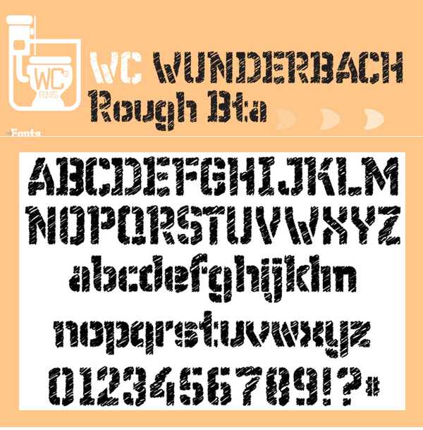 Wunderbach Rough Vintage Font - Free Font