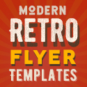 Post thumbnail of Modern Retro Flyers PSD Templates Design