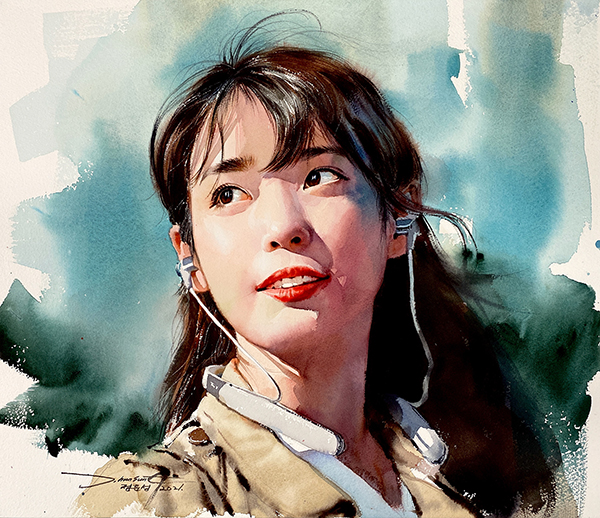 Amazing Watercolor Portrait Paintings By Jung hun-sung - 20