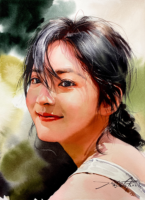 Amazing Watercolor Portrait Paintings By Jung hun-sung - 25
