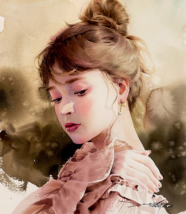 Amazing Watercolor Portrait Paintings By Jung hun-sung - 5