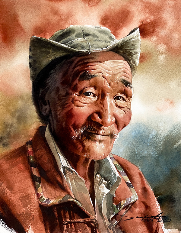 Amazing Watercolor Portrait Paintings By Jung hun-sung - 7