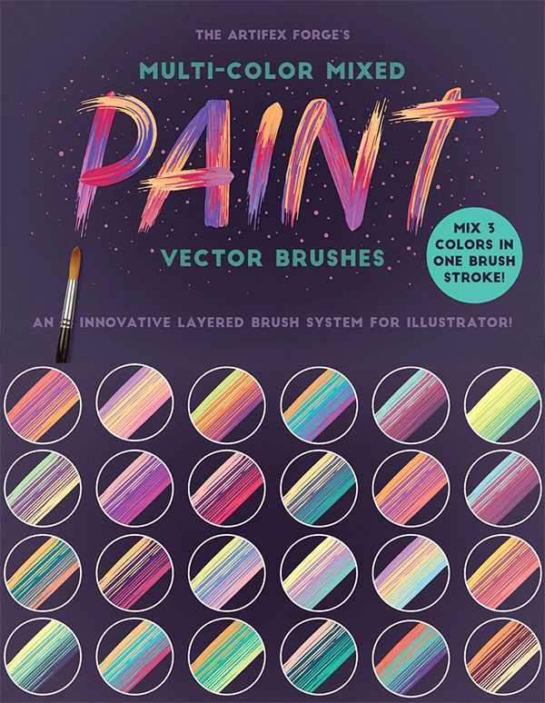Mixed Paint Brushes