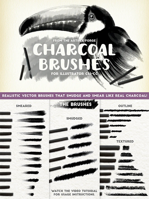 Charcoal Brushes