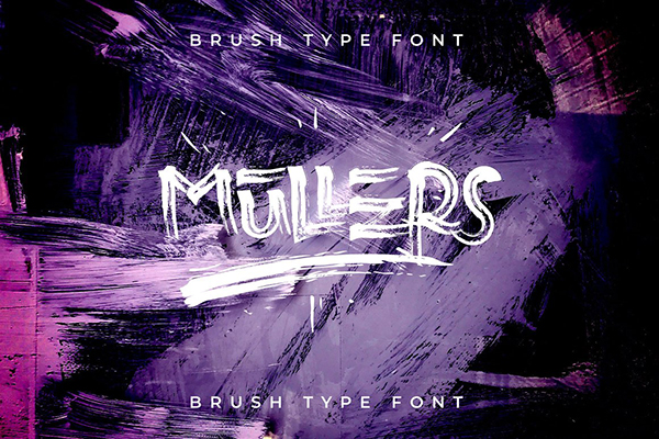 Mullers Brush Free Font