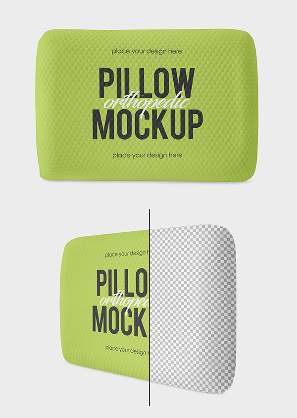 Free Orthopedic Pillow Mockup