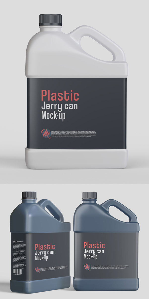 Free Jerry Can Mockup