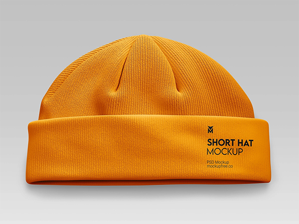 Free Short Hat Mockup PSD Template