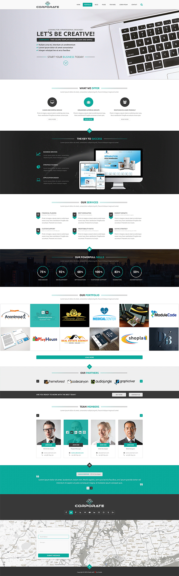 Free Business PSD Template