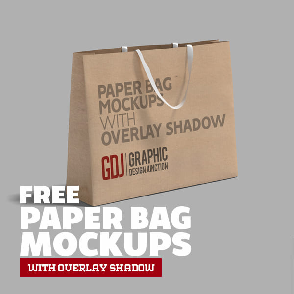 Free Paper Bag Mockups (PSD)