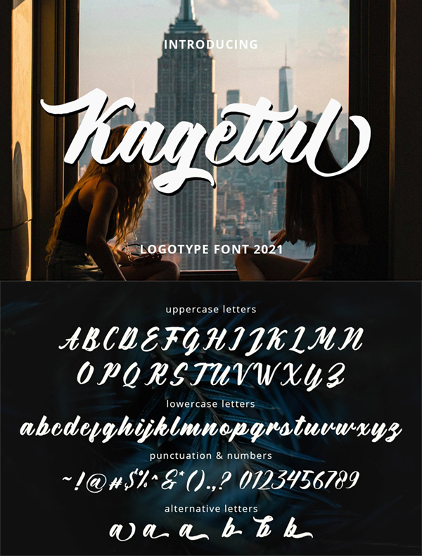Kagetul Logotype Font