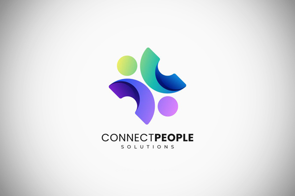 Connect People Gradient Logo