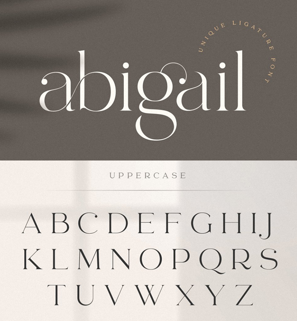 Abigail Logo Font Free Font