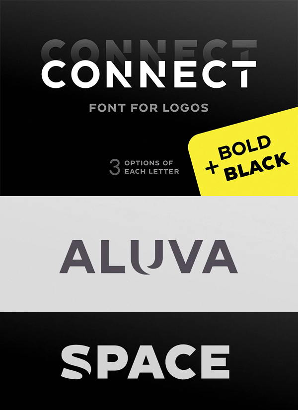 Connect Bold Logo Font Free Font