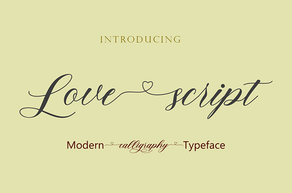 Love Script Free Font