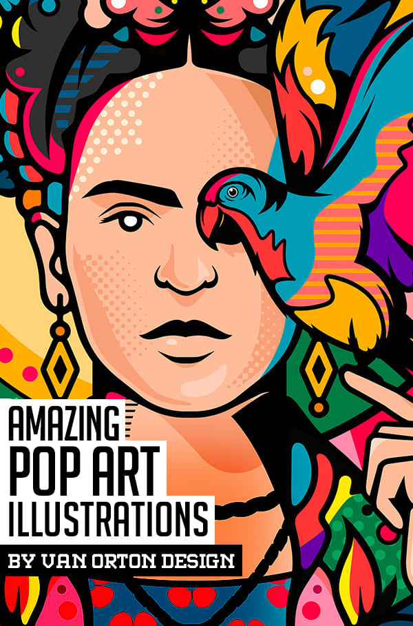 Amazing Pop Art Illustrations by Van Orton Design