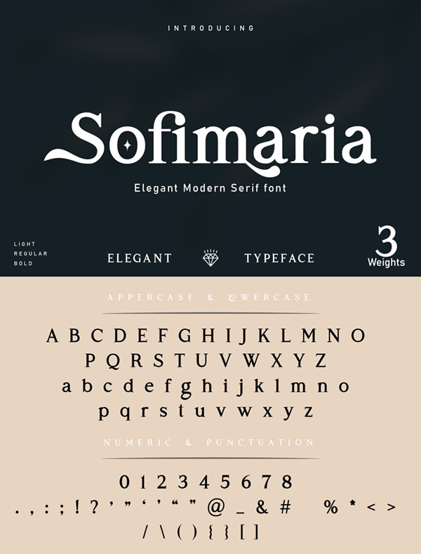 Sofimaria Elegant Modern Serif
