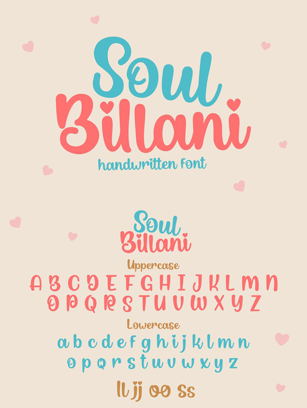 Soul Billani Handwritten Font