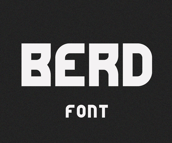  Berd Free Font